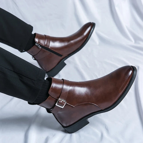 Elegant Men's Chelsea Boots - Stylish Ankle Footwear for Casual British Fashion
